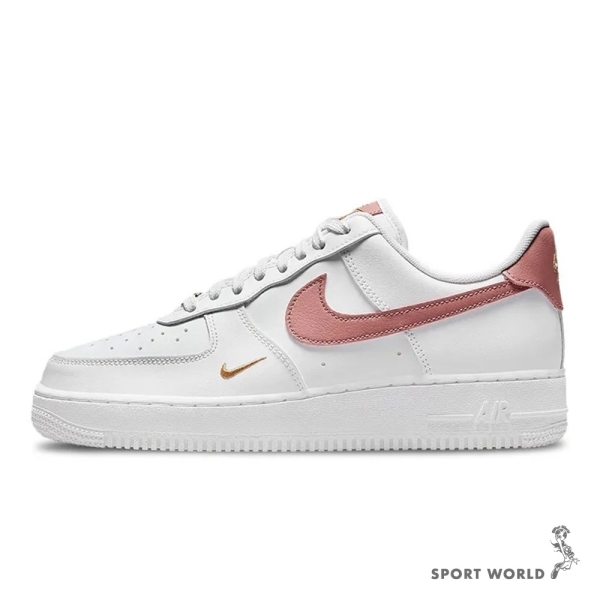 Nike 休閒鞋 女鞋 Air Force 1 白粉【運動世界】CZ0270-103