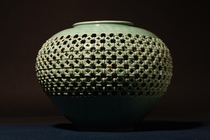 海林 花瓶 花器 高麗青磁 壺 海林 花瓶 花器 高麗青磁 壺 高麗 青磁 【