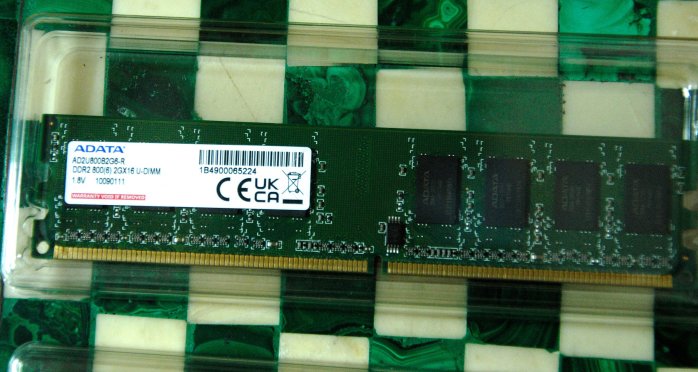 M26 ADATA DDR2 2G AD2U8002G6-R 雙面顆粒 桌上型電腦專用記憶體