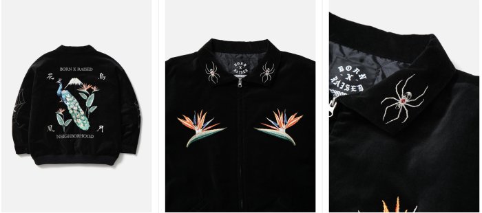 NEIGHBORHOOD NH X BORN & RAISED . SOUVENIR JACKET 夾克外套