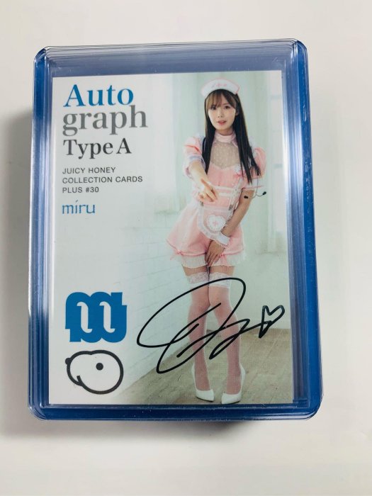 JH  miru Type A護士主題簽名卡 限量200張 2026 Juicy Honey#30護士主題
