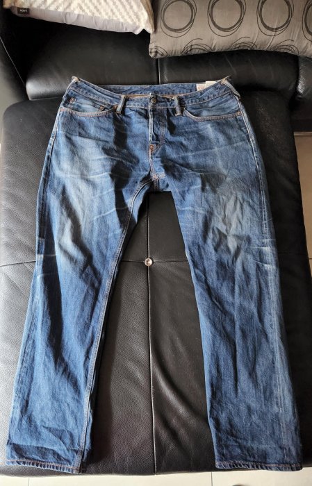 正版EVISU二手牛仔褲36腰8000下標就賣福神