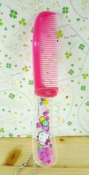 【震撼精品百貨】Hello Kitty 凱蒂貓-KITTY摺疊梳/隨身梳-粉糖果