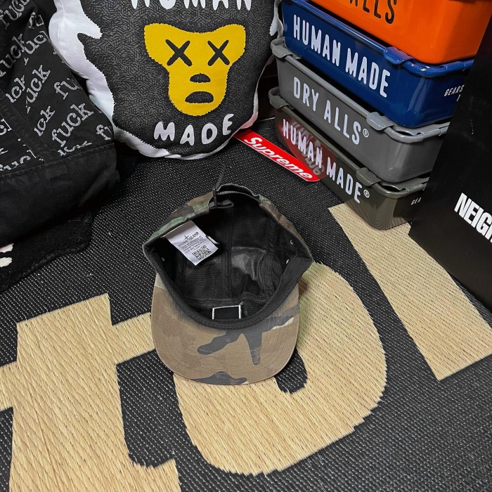 希望商店】Supreme × Stone Island Camp Cap 15AW 聯名迷彩五分割帽