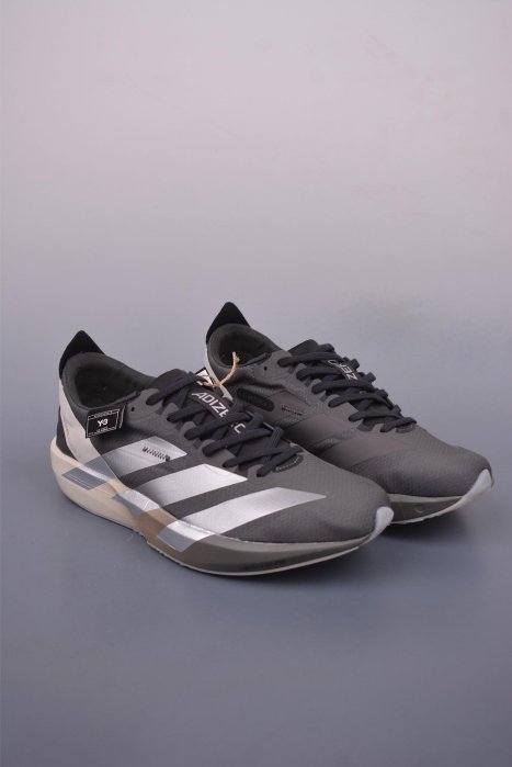Y-3 x Adidas Adizero Adios 9 M 聯名款 低幫競速跑鞋 透氣輕便 慢跑鞋 貨號JS31512【太里潮鞋】