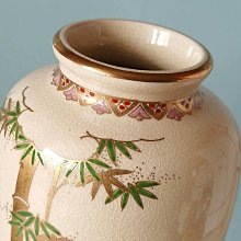 1286 薩摩焼　原良窯　花瓶 日本薩摩燒嚴選花瓶原良窯手工製作古早工法花器精緻約2.5公斤薩摩燒