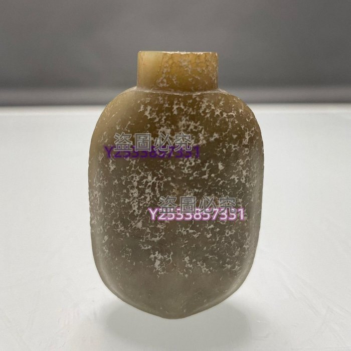 清代老玉鼻煙壺【KK014】 品相描述:品相良好舊貨收藏老物件
