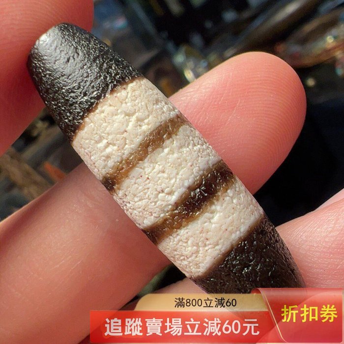 龍神天珠✨至純天珠✨白天珠✨ 七寶之首至純天珠特殊線珠黑白極致風化朱砂頂級天珠已然成為身份象征