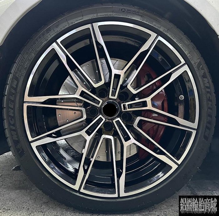 CS-5099 全新鋁圈 類M G80 M4 M3 式樣 19吋 5孔112 5孔120 BMW G26 420i 實裝圖