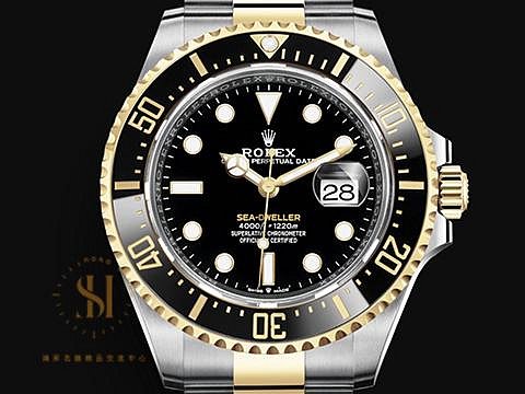 【鴻昇名錶】ROLEX 勞力士 Sea-Dweller 海使系列 126603 半金海使 陶瓷圈 防水1220米 單金 2019保單 AG757