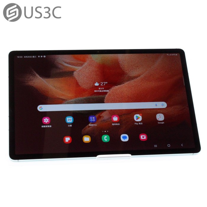 【US3C-台南店】三星 Samsung Galaxy Tab S7 FE 5G SM-T736B 4G/64G 12.4吋 星動綠 AKG雙喇叭 二手平板