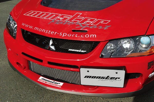 【翔浜車業】日本純㊣MONSTER SPORT SWIFT SX4 水箱罩標誌(附背板卡榫對鎖)(100X15mm)
