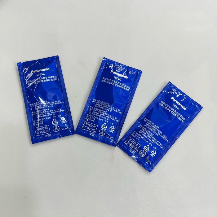 Panasonic 國際牌 電鬍刀刃專用清潔劑3入/盒 WES4L03/WES-4L03 (適用ES-LV9A、ES-LV9N