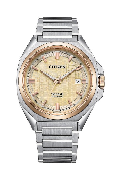 CITIZEN 星辰 AUTOMATIC 機械錶 Series 8 系列 不鏽鋼 耐磁 10bar 防水 NB6059-57P @EASYwatches