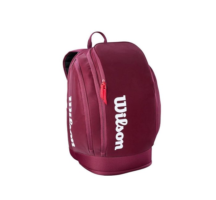 【曼森體育】Wilson Defyer V1 BACKPACK 網球 後背包 酒紅色 2026新款 可裝2支球拍