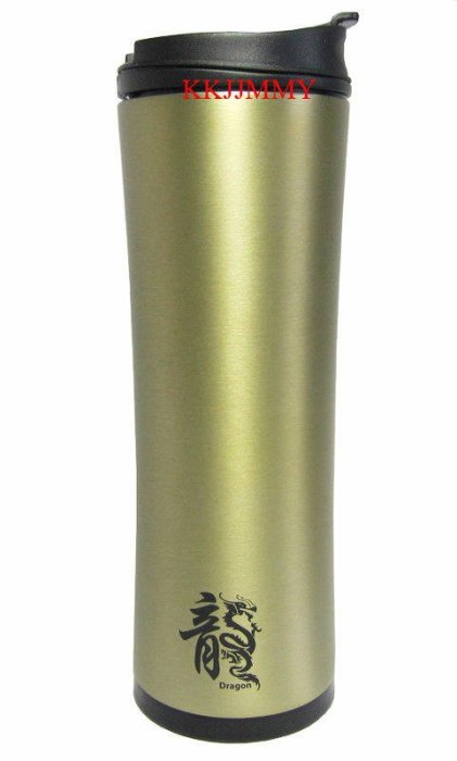 2012 年 星巴克 龍年 金色不鏽鋼杯 20oz, Venti ,星巴克龍年不鏽鋼隨行杯, Starbucks,