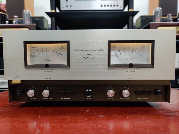 その他 DENON POA-1001 媲美發燒級日本製DENON POA 1001 大後級可調音量| Yahoo拍賣