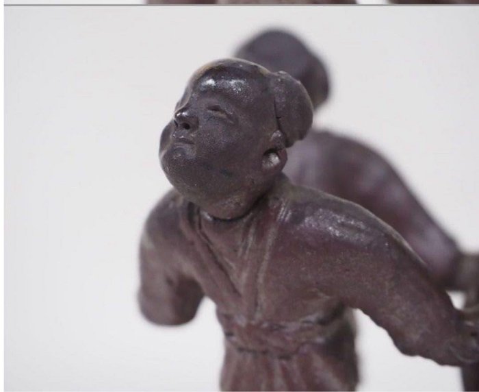 免時代物備前燒極品唐子蓋置茶道具檢樂山紫砂九穀備前萩燒常滑| Yahoo拍賣