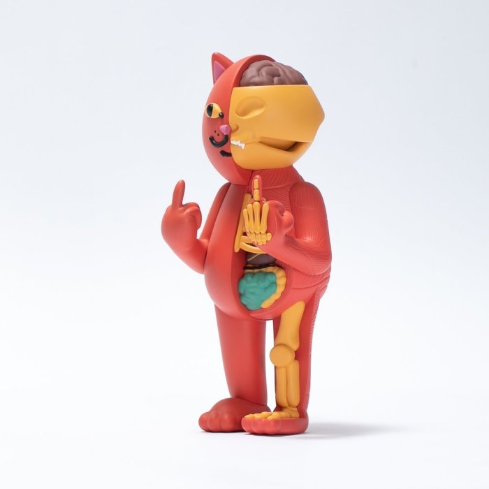 POISON } RIPNDIP DEVIL NERM VINYL FIGURE 中指貓限定公仔14吋