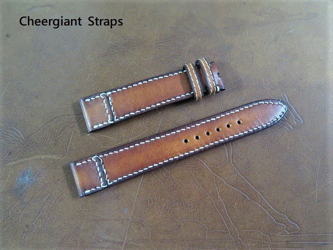 積家錶復古咖啡色牛皮錶帶JLC Reverso Casa Fagliano leather watch