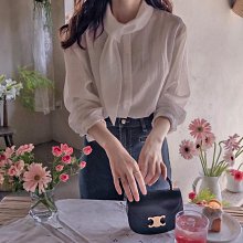 /SAFA/ 正韓 高雅穿環領結絲質襯【250823A059】