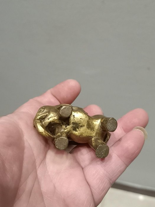 嚴選全銅十八羅漢雕像，高7公分低5公分，細膩工藝推薦收藏十八羅漢雕像