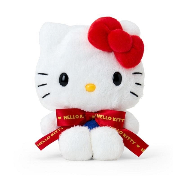 【震撼精品百貨】Hello Kitty 凱蒂貓~日本SANRIO三麗鷗 KITTY角色大賞絨毛娃娃-緞帶*74667