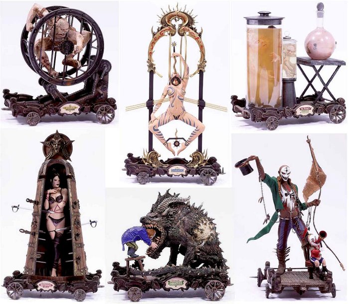 Mcfarlane 麥法蘭【CLIVE BARKER'S INFERNAL PARADE、地獄馬戲團】一套