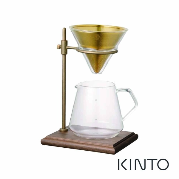 日本KINTO SCS 經典黃銅手沖咖啡4件組《WUZ屋子》日本 KINTO 黃銅 手沖 咖啡