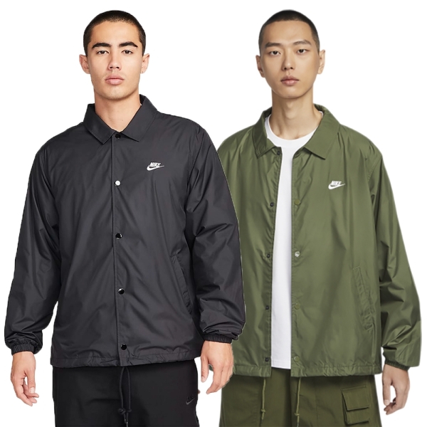 【下殺】Nike 防風外套 男裝 教練外套 寬鬆 黑/綠【運動世界】FN3317-010/FN3317-222