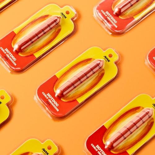 泰國 Niknax Hotdog Cable Organizer 熱狗香腸造型集線器