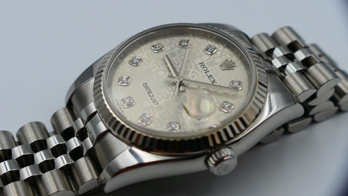 【美好時光】ROLEX勞力士116234包臺大鑽電腦面 單錶一隻錶節全長 ( 16234 126234參考)