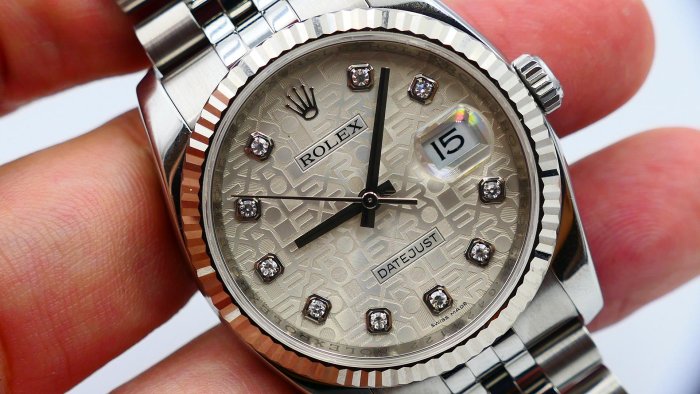 【美好時光】ROLEX勞力士116234包臺大鑽電腦面 單錶一隻錶節全長 ( 16234 126234參考)