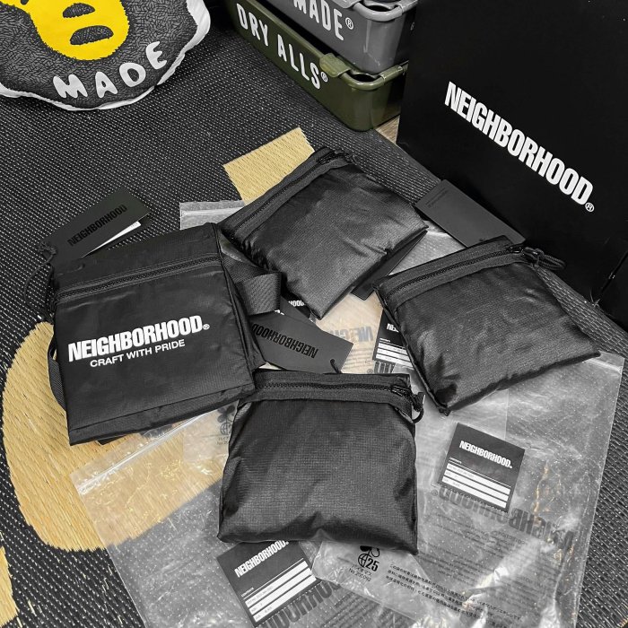 希望商店】NEIGHBORHOOD POCKETABLE BOSTON BAG 25AW 防撕裂可收納折疊