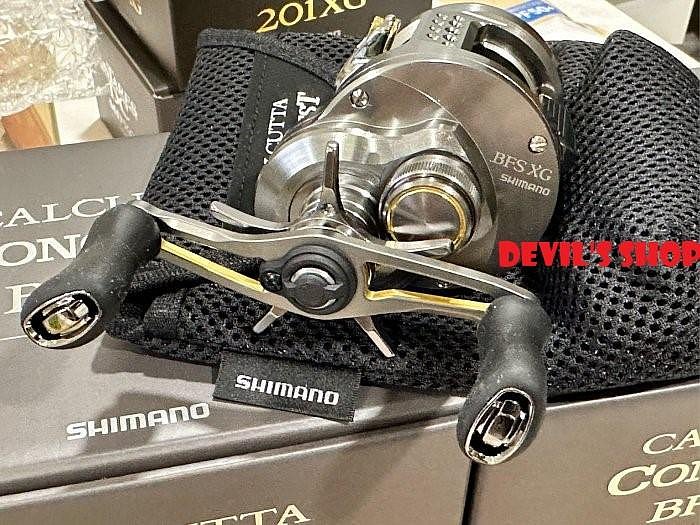 SHIMANO 23 CALCUTTA CONQUEST BFS XG LEFT 黑康左捲微拋捲線器公司貨