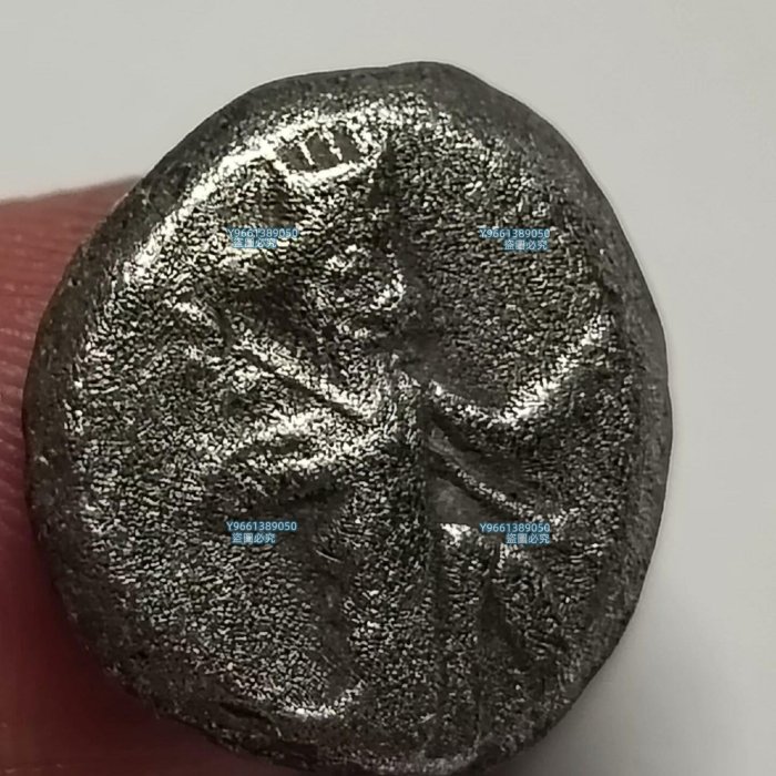 古錢幣 貨幣 古幣古波斯Siglos銀幣485-420BC，大流克一世至薛西斯二世期間，幣值