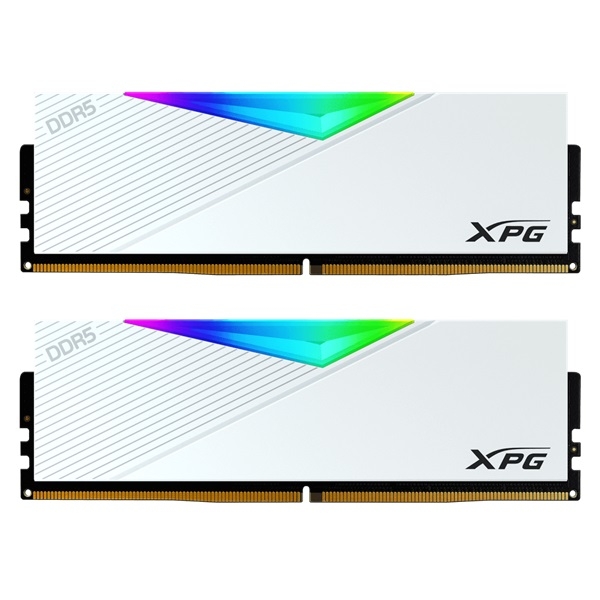 ADATA 威剛XPG Lancer RGB DDR5 6000 32G(16GBx2)(白) CL30 桌上型超頻
