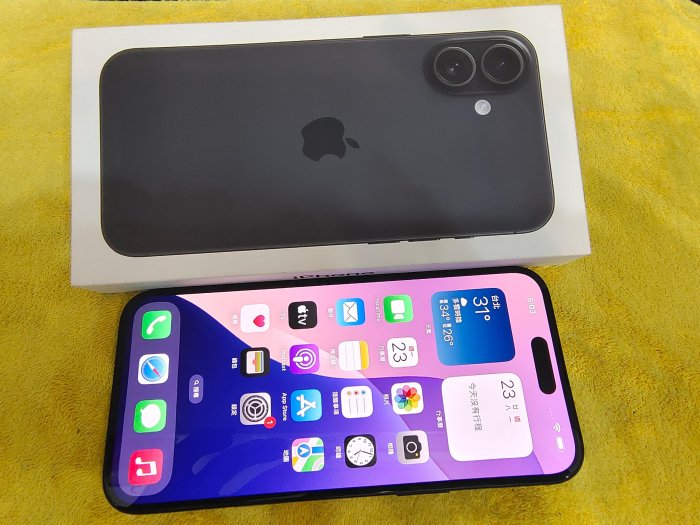 台灣Apple二手機 外觀如新 保固2026/4/21 黑色 iPhone 16 Plus128G 聯翔通訊※換機優先