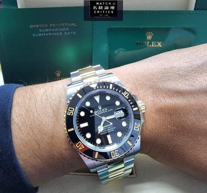 Rolex 勞力士 黑水鬼 黑面 半金 41MM 126613LN 21年 116613 126610