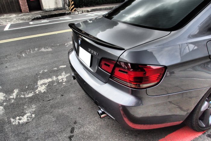 DJD19072914 BMW F30 318d 328i 335i P版 尾翼 後擾流 F30鴨尾 素材