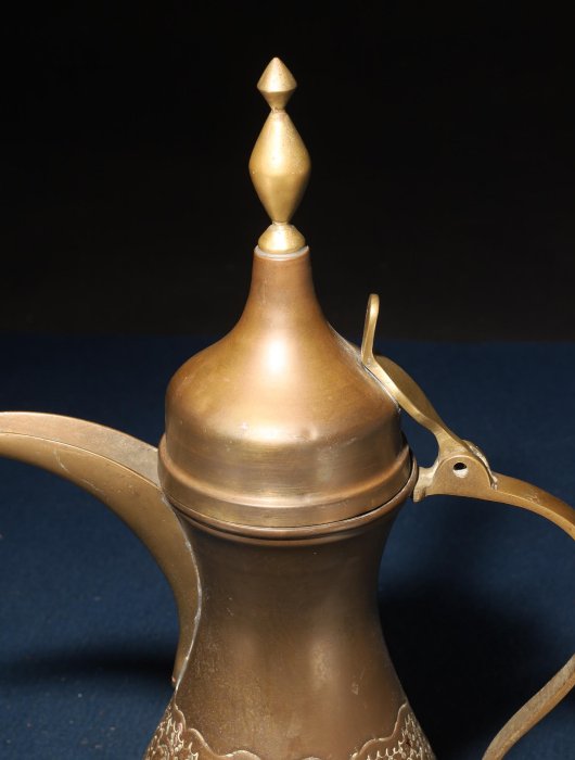 9/18結標痕都斯坦古黃銅壺ADI0369 -茶道具侘寂日本茶道品茶煎茶器茶器