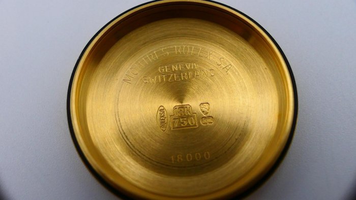 【美好時光】ROLEX勞力士罕見近庫存新品品相18038盒單全金字塔面超美品!( 1803 18238參考)