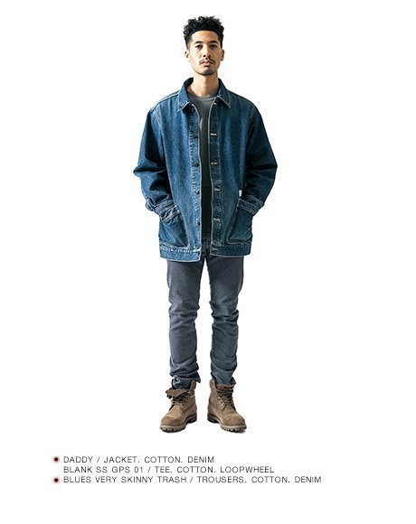 wtaps 美品 18ss Wtaps DADDY JACKET COTTON DENIM X 02 ダブル