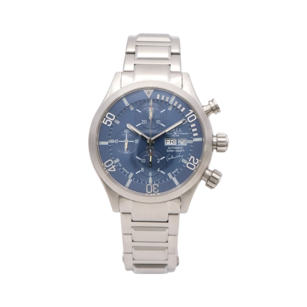 SELECTION BALL Engineer Master II Diver Freefall 腕錶 藍色錶盤 不鏽鋼 【二手名牌BRAND OFF】