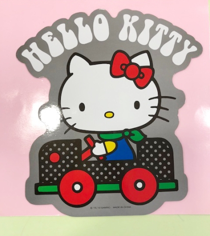 【震撼精品百貨】Hello Kitty 凱蒂貓~凱蒂貓 HELLO KITTY 車用大磁鐵-車