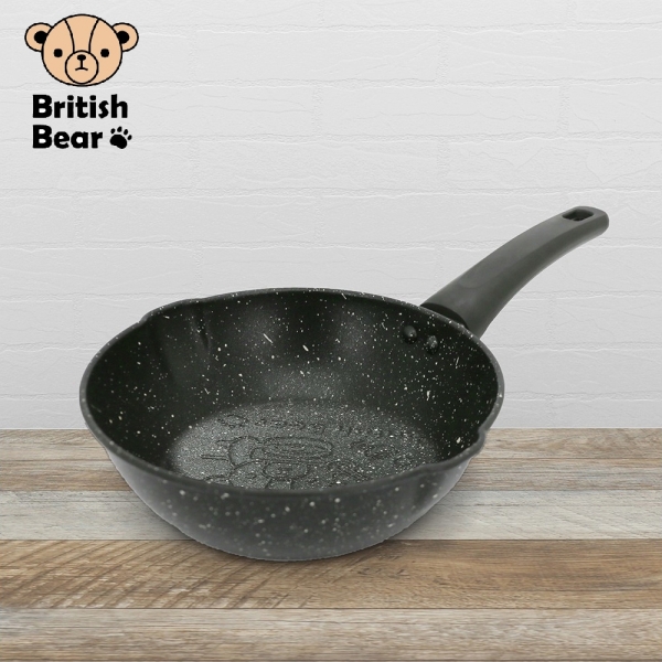 英國熊 單把不沾鍋18cm GU-018E