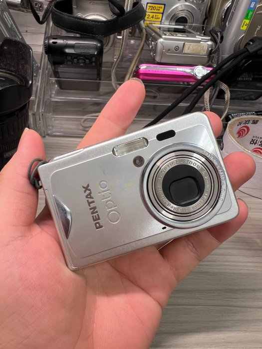 PENTAX Optio S7 CCD數位相機，螢幕小瑕，功能完好，原裝配件齊全Optio