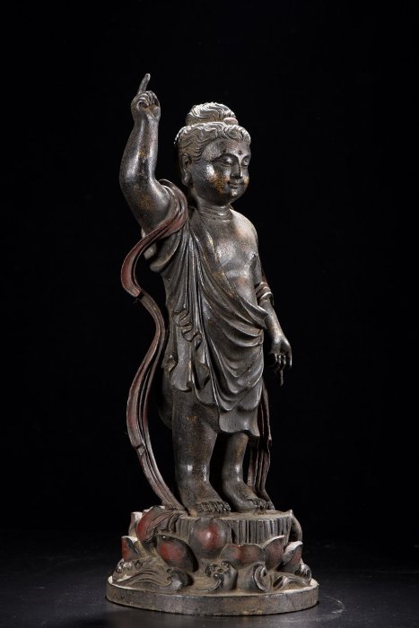 銅拓金太子佛造像高41cm 寬17×16cm重4055克6900321 | Yahoo拍賣