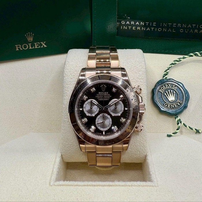 【JD高雄德興店】ROLEX 勞力士 Daytona 迪通拿 126505G 八鑽 黑面 玫瑰金款 全鏈帶 2024年