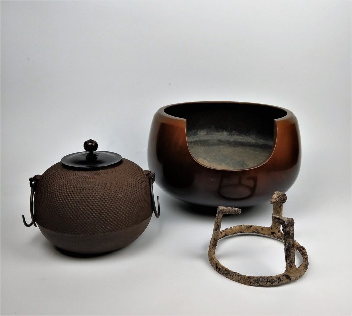 銅鑼　唐銅風爐師　宗喜 銅鑼 唐銅風爐師 宗喜 - 美術品・アンティーク・コレクション